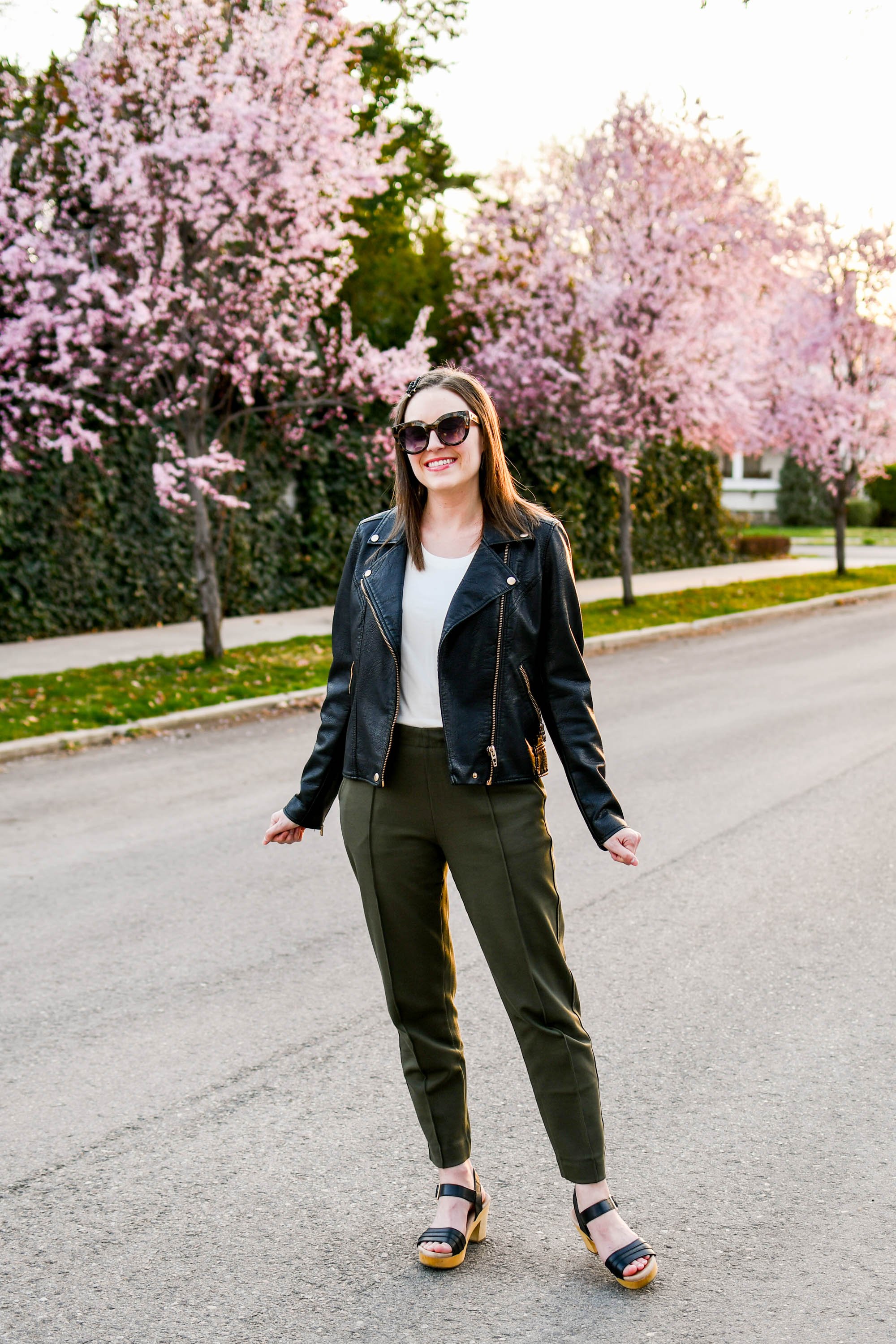 Forest green cheap jacket outfit